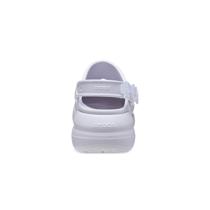 Giày Clog Unisex Crocs Crush Translucent Floral - Frosted Grape