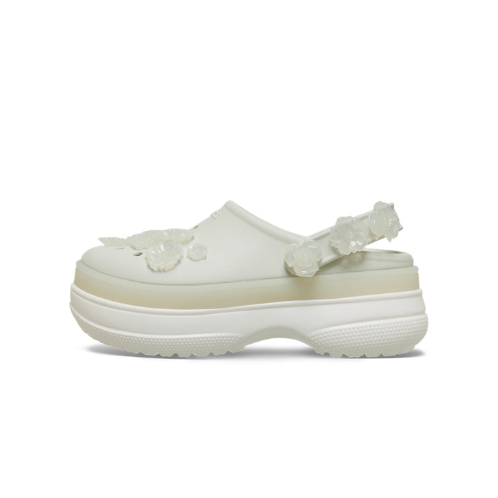 Giày Clog Unisex Crocs Stacked Translucent Floral - Linen - Crocs™ Việt Nam
