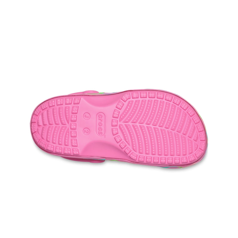 Giày Clog Trẻ Em Crocs Classic Heart Lights - Pink