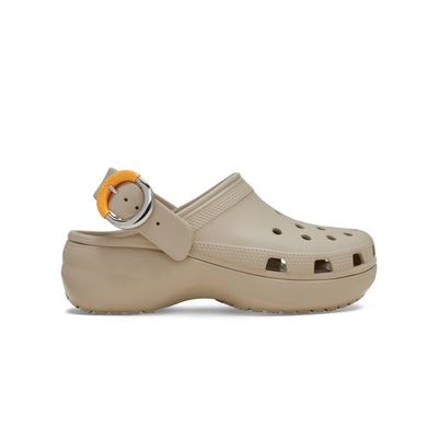 Giày Clog Nữ Crocs Classic Platform Dipped Buckle - Dulcé
