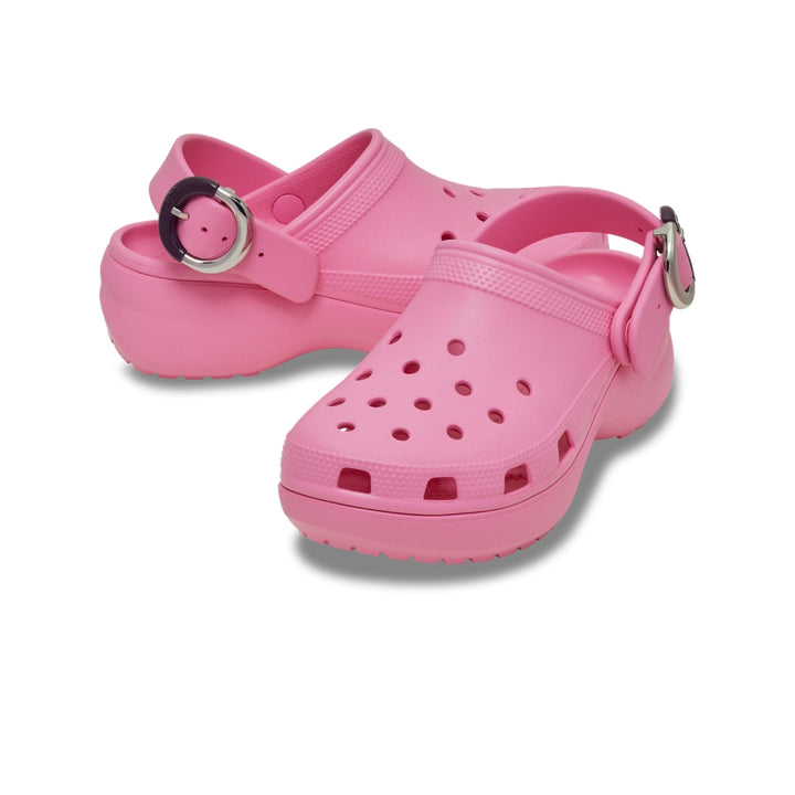 Giày Clog Nữ Crocs Classic Platform Dipped Buckle - Pink Lemonade - Crocs™ Việt Nam