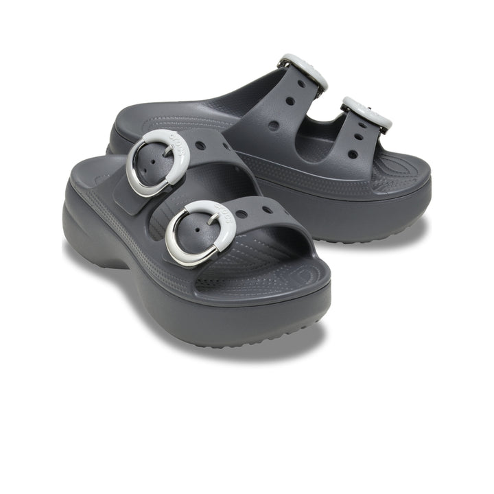 Giày Xăng Đan Nữ Crocs Saturday Platform Dipped Buckle - Carbon - Crocs™ Việt Nam