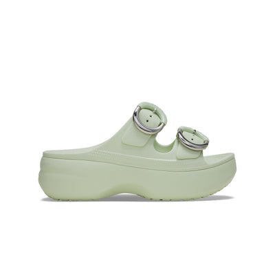 Xăng Đan Nữ Crocs Saturday Platform Dipped Buckle - Apple Ice