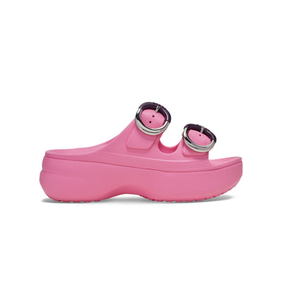 Xăng Đan Nữ Crocs Saturday Platform Dipped Buckle - Pink Lemonade