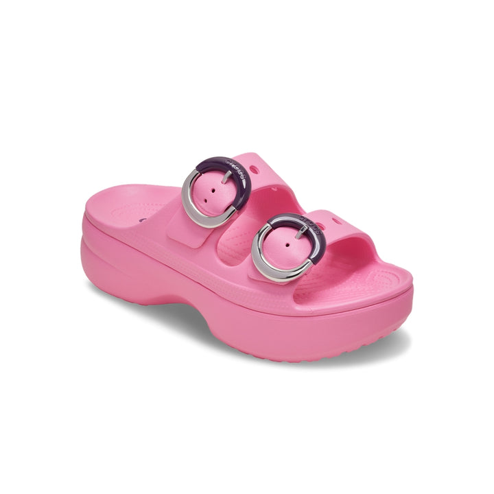 Xăng Đan Nữ Crocs Saturday Platform Dipped Buckle - Pink Lemonade - Crocs™ Việt Nam