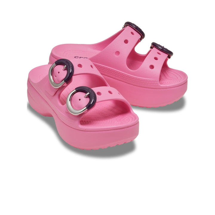 Xăng Đan Nữ Crocs Saturday Platform Dipped Buckle - Pink Lemonade - Crocs™ Việt Nam