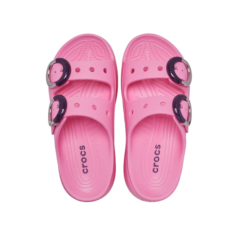 Xăng Đan Nữ Crocs Saturday Platform Dipped Buckle - Pink Lemonade