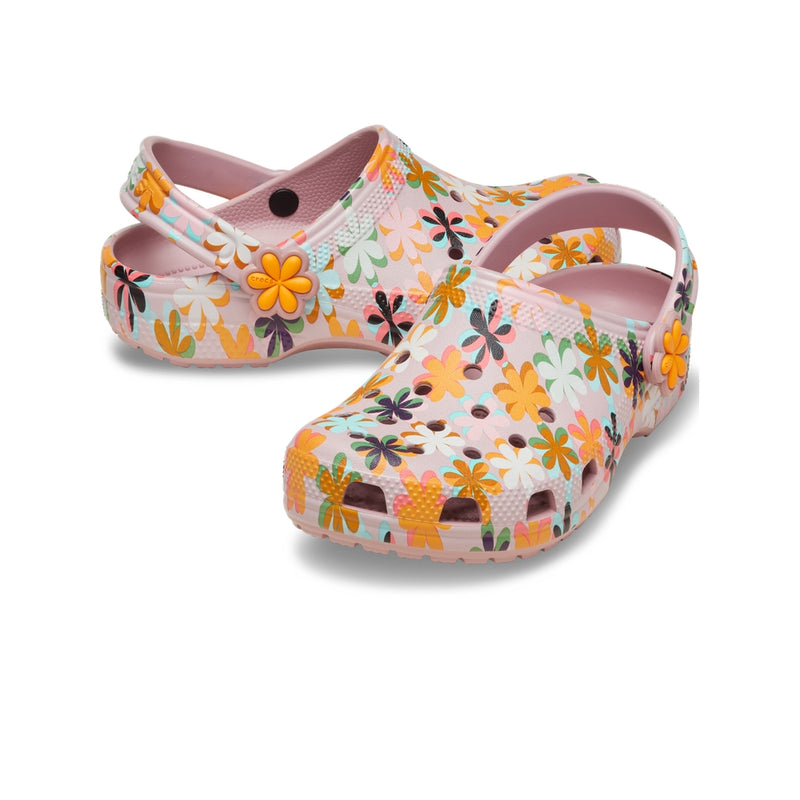 Giày Clog Trẻ Em Crocs Toddler Classic Retro Summer - Mauve