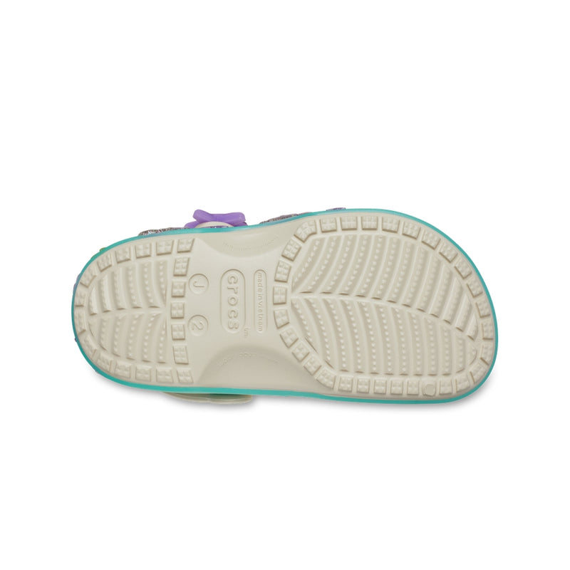 Giày Clog Trẻ Em Crocs Classic Sea Sparkle Shaker - Frappé