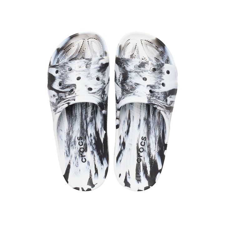 Dép Quai Ngang Nam Crocs Saturday Marbled - Black/White - Crocs™ Việt Nam