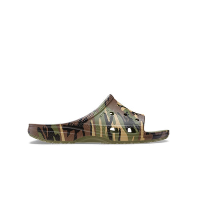 Dép Quai Ngang Nam Crocs Saturday Camouflage - Green