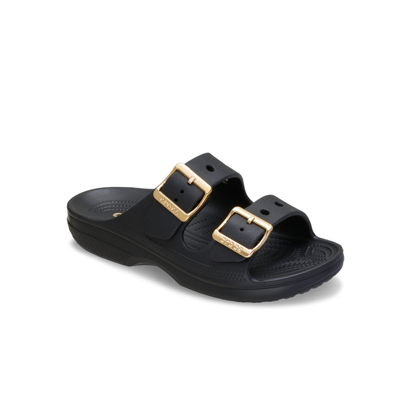 Xăng Đan Nữ Crocs Saturday Metallic Buckle - Black