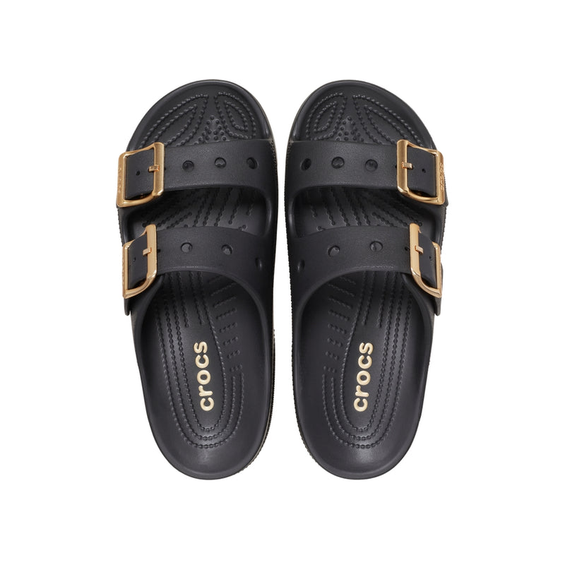 Xăng Đan Nữ Crocs Saturday Metallic Buckle - Black