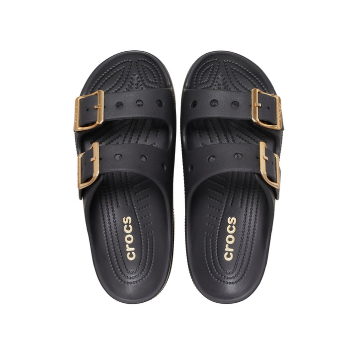 Xăng Đan Nữ Crocs Saturday Metallic Buckle - Black - Crocs™ Việt Nam