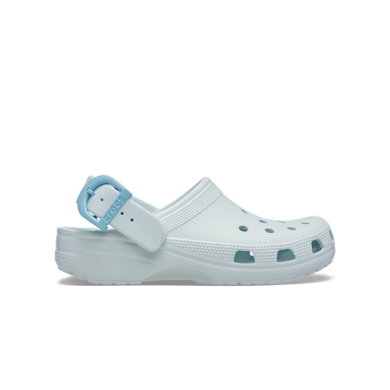 Giày Clog Unisex Crocs Classic Enamel Buckle - Vapor Ice
