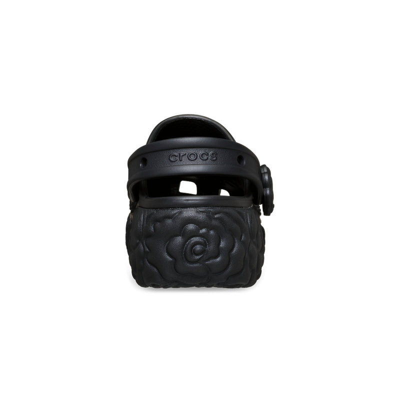 Giày Clog Nữ Crocs Classic Platform Bloom - Black