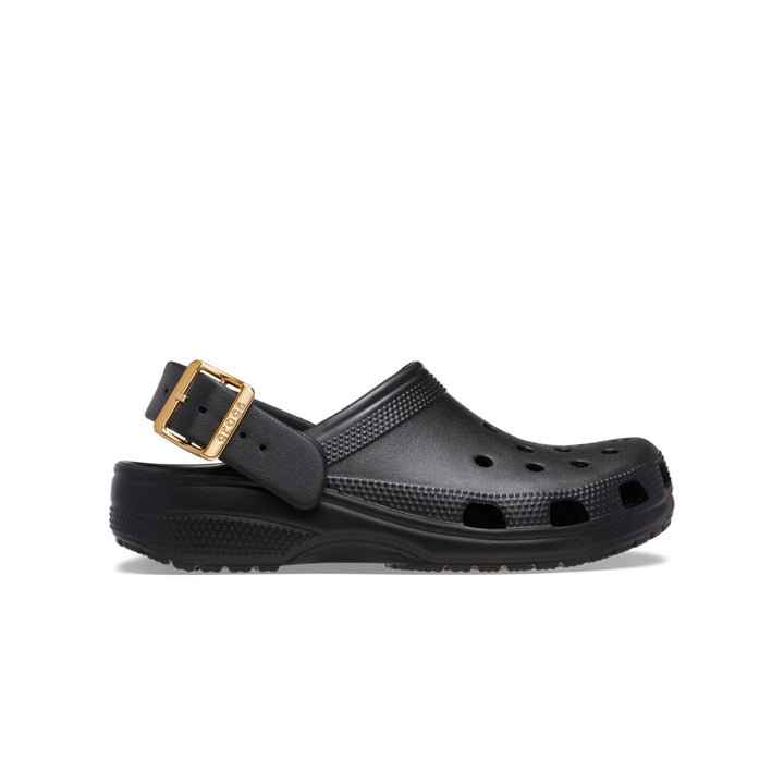 Giày Clog Unisex Crocs Classic Metallic Buckle - Black - Crocs™ Việt Nam