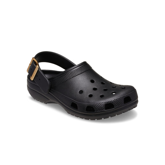 Giày Clog Unisex Crocs Classic Metallic Buckle - Black - Crocs™ Việt Nam
