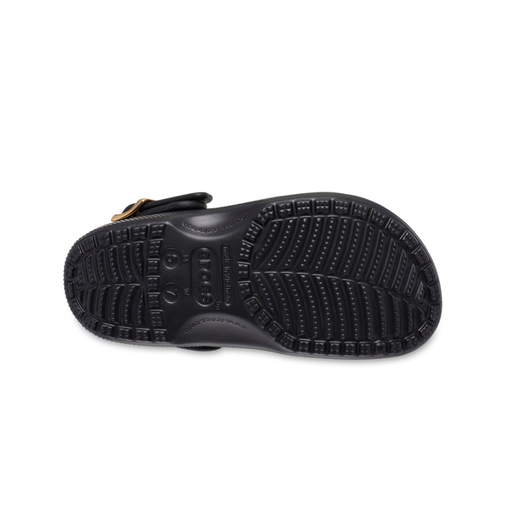 Giày Clog Unisex Crocs Classic Metallic Buckle - Black - Crocs™ Việt Nam