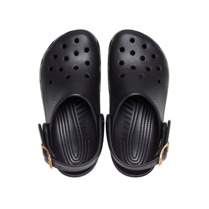 Giày Clog Unisex Crocs Classic Metallic Buckle - Black - Crocs™ Việt Nam