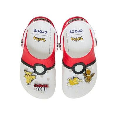 Giày Clog Trẻ Em Crocs Toddler Classic Pokémon Poké Ball