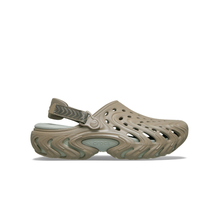 Giày Clog Unisex Crocs Echo II Chrome - Khaki Chrome
