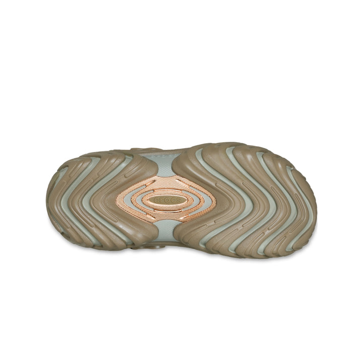 Giày Clog Unisex Crocs Echo II Chrome - Khaki Chrome
