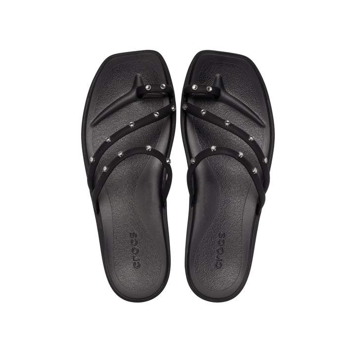 Dép Xăng Đan Nữ Crocs Miami Gems Toe Loop - Black - Crocs™ Việt Nam