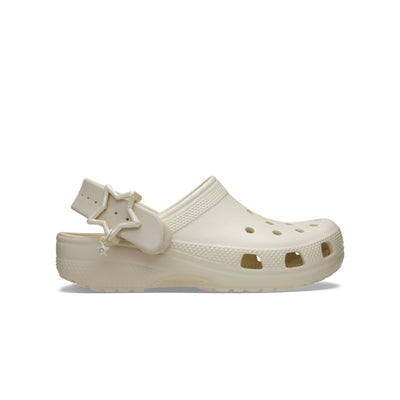 Giày Clog Trẻ Em Crocs Classic Star Buckle - Frappé
