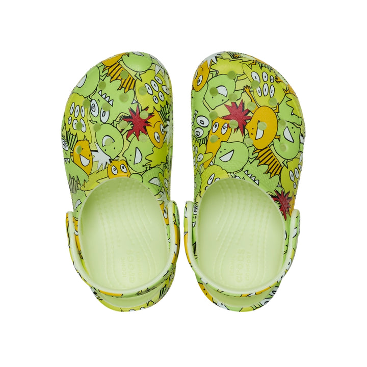 Giày Clog Trẻ Em Crocs Toddler Classic Glow Monster Camo - Glow-Light - Crocs™ Việt Nam