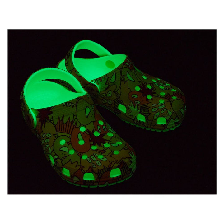 Giày Clog Trẻ Em Crocs Toddler Classic Glow Monster Camo - Glow-Light - Crocs™ Việt Nam