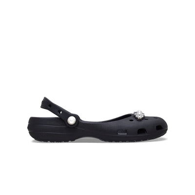 Giày Nữ Crocs Classic Pearls Ballet - Black - Crocs™ Việt Nam