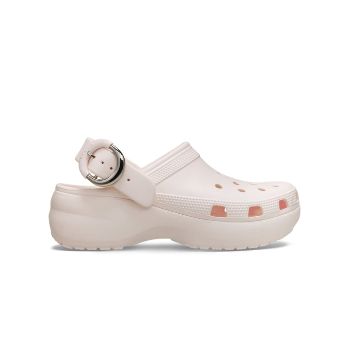 Giày Clog Nữ Crocs Platform Dipped Metallic Buckle - Bubble Ice