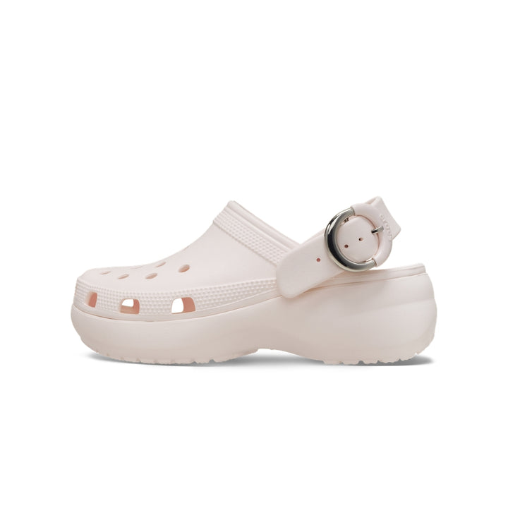 Giày Clog Nữ Crocs Platform Dipped Metallic Buckle - Bubble Ice