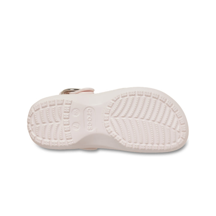 Giày Clog Nữ Crocs Platform Dipped Metallic Buckle - Bubble Ice