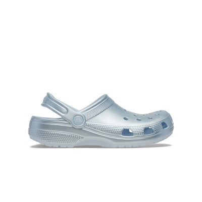 Giày Clog Unisex Crocs Classic Tinted Metallic - Sky Ice
