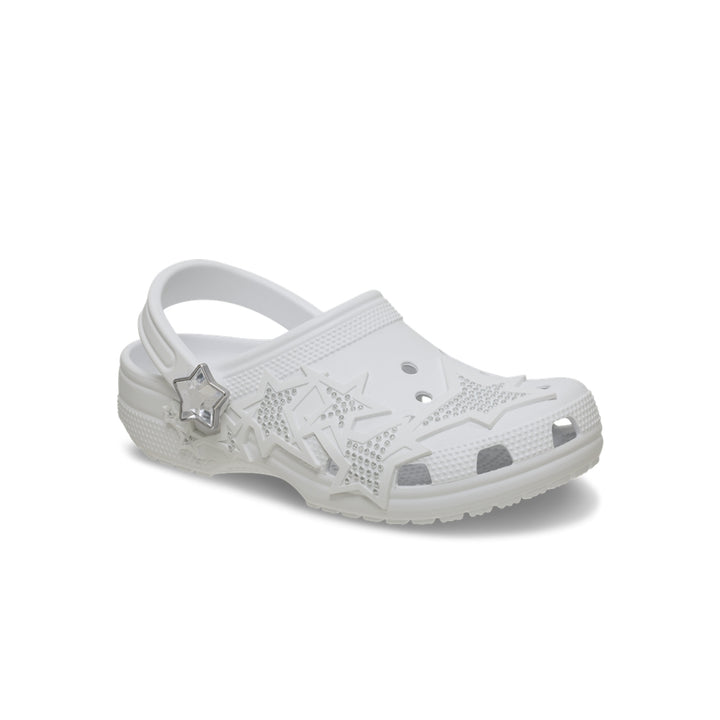 Giày Clog Unisex Crocs Classic Snow Day Stars - Snow White - Crocs™ Việt Nam