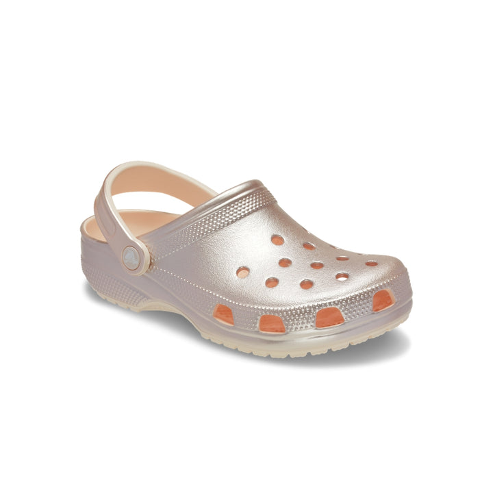 Giày Clog Trẻ Em Crocs Classic Tinted Metallic - Peach Ice