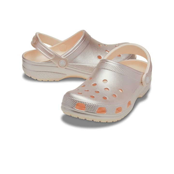 Giày Clog Trẻ Em Crocs Classic Tinted Metallic - Peach Ice