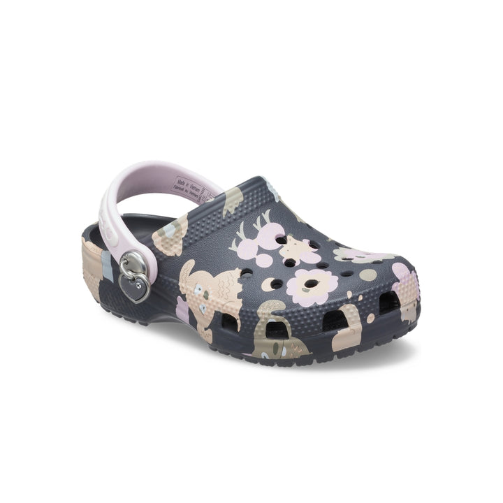 Giày Clog Trẻ Em Crocs Toddler Classic Petite Pets - Carbon