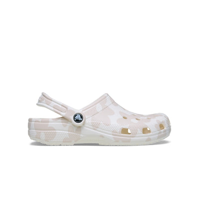 Giày Clog Unisex Crocs Classic Pop Petals - Chalk