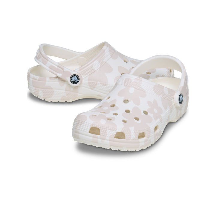 Giày Clog Unisex Crocs Classic Pop Petals - Chalk - Crocs™ Việt Nam