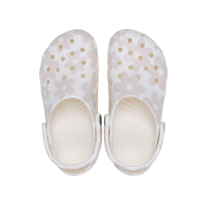 Giày Clog Unisex Crocs Classic Pop Petals - Chalk - Crocs™ Việt Nam
