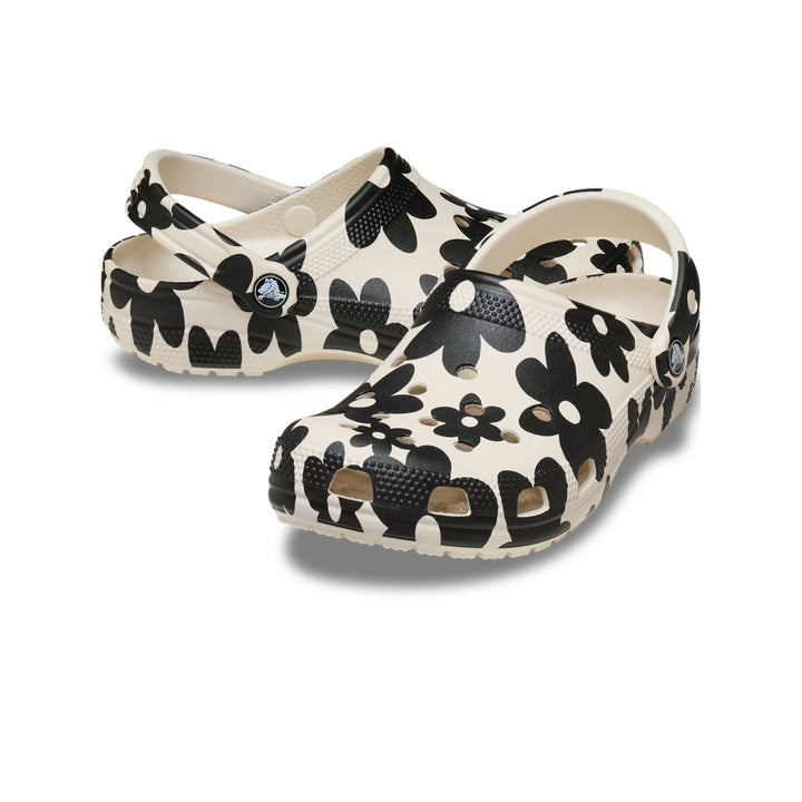 Giày Clog Unisex Crocs Classic Pop Petals - Summit White - Crocs™ Việt Nam