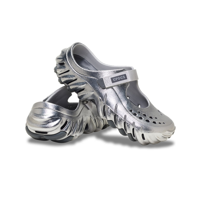 Giày Clog Nữ Crocs Echo Mary Jane Metal Sport - Atmosphere