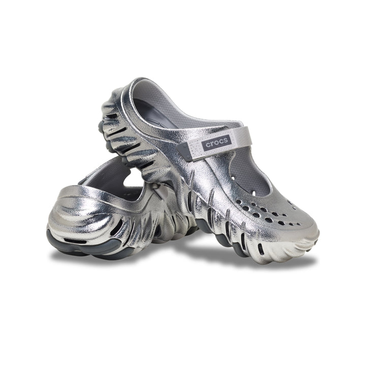Giày Clog Nữ Crocs Echo Mary Jane Metal Sport - Atmosphere - Crocs™ Việt Nam