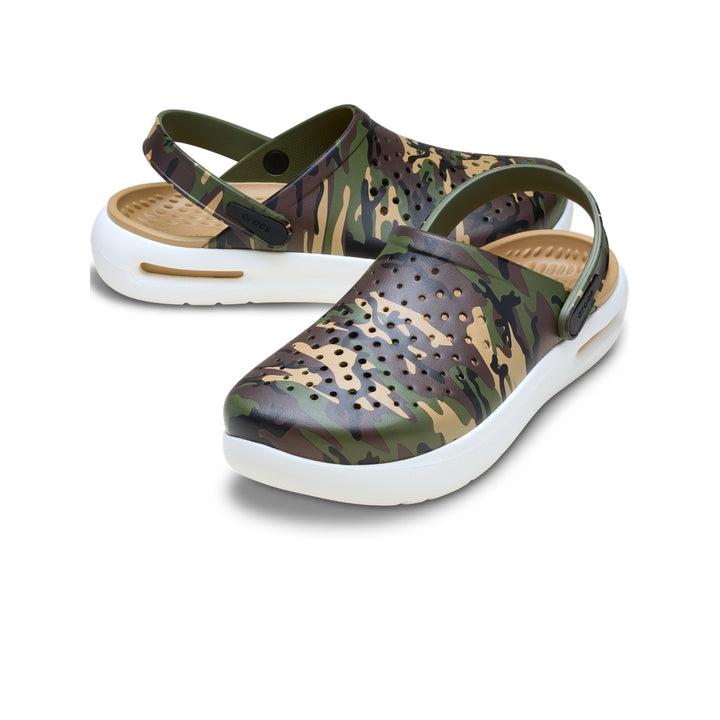 Giày Clog Unisex Crocs Inmotion Camouflage - Army Green - Crocs™ Việt Nam