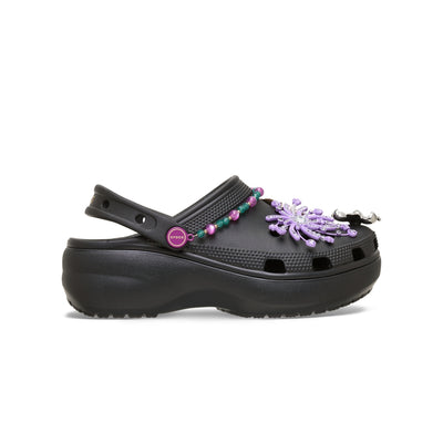 Giày Clog Nữ Crocs Classic Platform Blazing Summer - Black