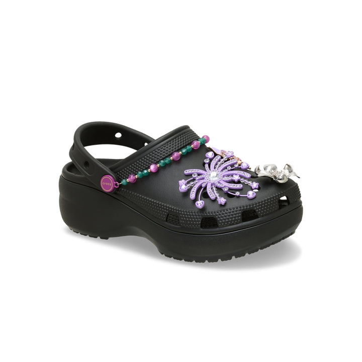 Giày Clog Nữ Crocs Classic Platform Blazing Summer - Black - Crocs™ Việt Nam