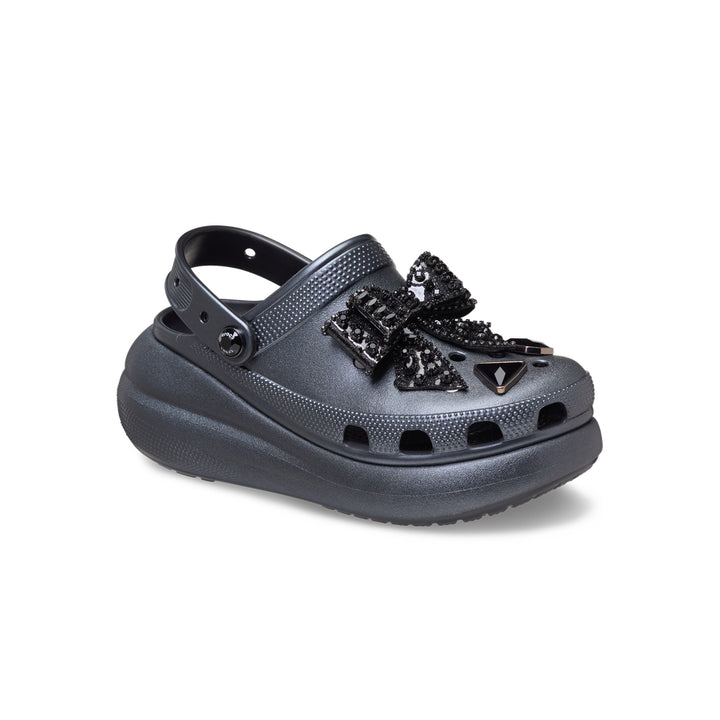 Giày Clog Unisex Crocs Crush Bedazzled Bows - Black - Crocs™ Việt Nam